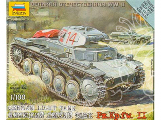 ZVEZDA maquettes militaire 6102 Panzer II 1/100