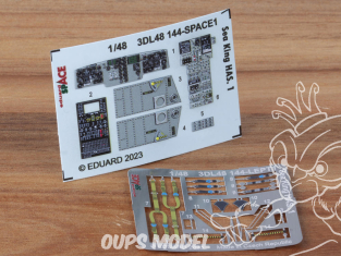 Eduard Space décalques 3D 3DL48144 Sea King HAS.1 Airfix 1/48