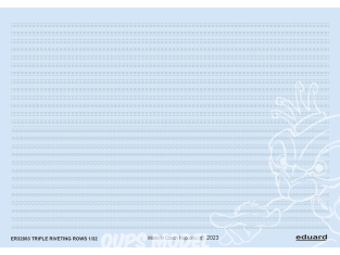Eduard décalques ER32003 Rangées de rivets triple 1/32