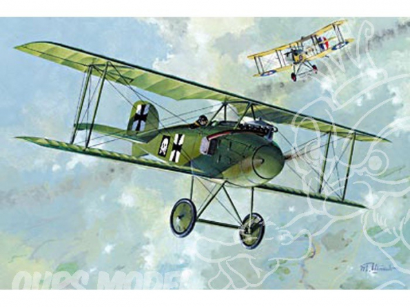 RODEN maquettes avion 001 ALBATROS D I 1/72