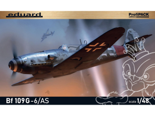 EDUARD maquette avion 82163 Messerschmitt Bf 109G-6/AS ProfiPack Edition Réédition 1/48