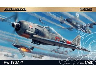 EDUARD maquette avion 82138 Focke Wulf Fw 190A-7 ProfiPack Edition 1/48
