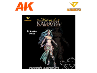 Ak Interactive figurine JD005 Shadows Of Kadazra – Iliana 40mm by Josedavinci