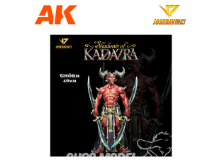 Ak Interactive figurine JD001 Shadows Of Kadazra – Ghôrm 40mm by Josedavinci