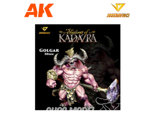 Ak Interactive figurine JD004 Shadows Of Kadazra – Golgar 50mm by Josedavinci