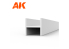 AK interactive ak6571 POUTRES FORME H 4.00 x 4.00 x 350mm STYRÈNE 3 unités