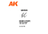 AK interactive ak6568 POUTRES FORME H 2.00 x 2.00 x 350mm STYRÈNE 4 unités