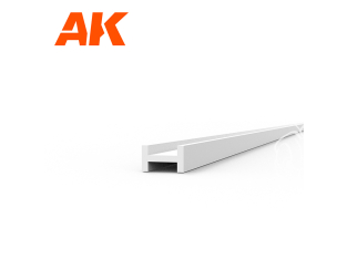 AK interactive ak6564 POUTRES FORME H 2.00 x 1.20 x 350mm STYRÈNE 4 unités