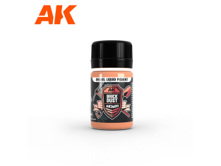 Ak interactive Pigments AK14011 PIGMENT LIQUIDE ÉMAIL POUSSIÈRE DE BRIQUES 35ml