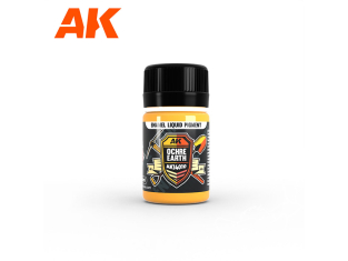 Ak interactive Pigments AK14010 PIGMENT LIQUIDE ÉMAIL TERRE OCRE 35ml