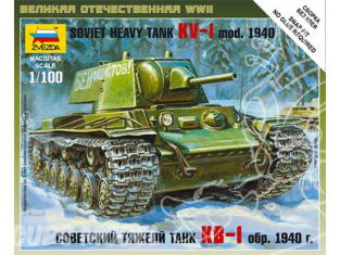 ZVEZDA maquettes militaire 6141 KV-1 1/100