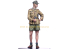 Alpine figurine 35310 Officier allemand du DAK Panzer 1/35