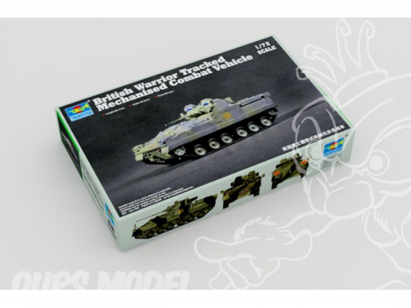 TRUMPETER maquette militaire 07101 VEHICULE DE COMBAT BRITANNIQUE WARRIOR 1/72