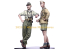 Alpine figurine 35311 Ensemble d&#039;équipage allemand DAK Panzer (2 figurines) 1/35