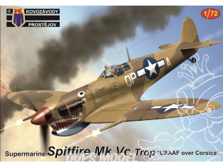 KP Model kit avion KPM0416 Spitfire Mk.Vc Trop “USAAF over Corsica” 1/72