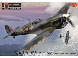 KP Model kit avion KPM0417 Spitfire Mk.Vc Trop “Mediterranean Theatre” 1/72