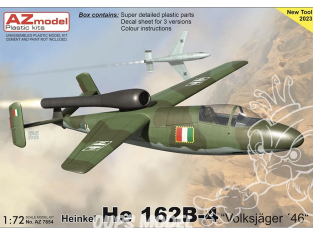 AZ Model Kit avion AZ7854 Heinkel He 162B-4 “Volksjäger 46” 1/72