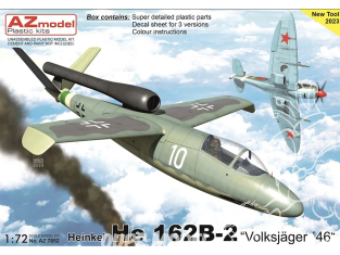 AZ Model Kit avion AZ7852 Heinkel He 162B-2 “Volksjäger 46” 1/72