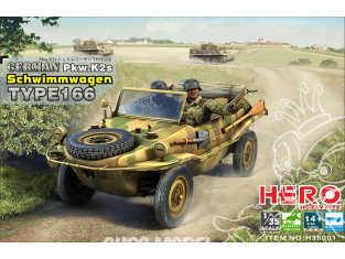 Hero Hobby Kits maquette militaire H35001 Schwimmwagen Type 166 1/35
