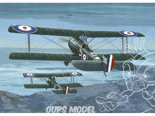 roden maquette avion 637 Sopwith 1½ Strutter Comic Fighter 1/32