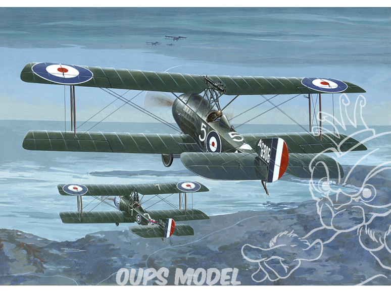 roden maquette avion 637 Sopwith 1½ Strutter Comic Fighter 1/32