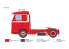 Italeri maquette camion 3950 Scania R143 M 500 Streamline 4x2 1/24