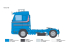 Italeri maquette camion 3950 Scania R143 M 500 Streamline 4x2 1/24