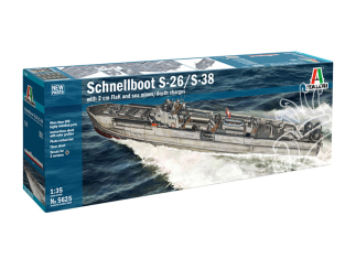 ITALERI maquette militaire 5625 Schnellboot S-26/S-38 1/35