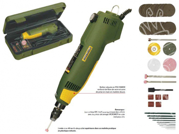 Proxxon outillage 28472 Meuleuse perceuse de precision FBS 240/E