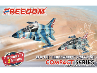 Freedom Compact series 162707 U.S. Navy VFC-111 F-5E / F-5F - 2 Kits inclus
