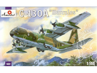 Amodel maquette avion 1437 Lockheed C-130A Hercules 1/144