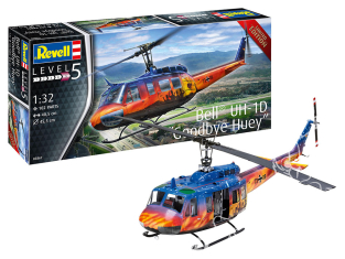 revell maquette helicoptere 03867 Bell UH-1D "Goodbye Huey" 1/32