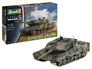 Revell maquette militaire 03342 Leopard 2 A6M+ 1/35