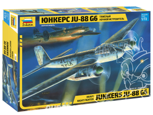 Zvezda maquette avion 7269 Chasseur lourd de nuit Junkers JU-88 G6 1/72