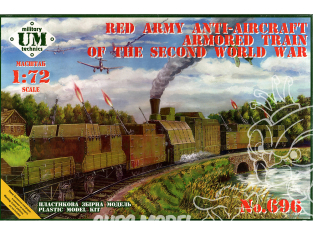 UM maquette militaire 696 Train blindé armée rouge anti-aérien WWII 1/72