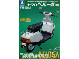 Aoshima maquette moto 37645 Yamaha Beluga 80 1/12