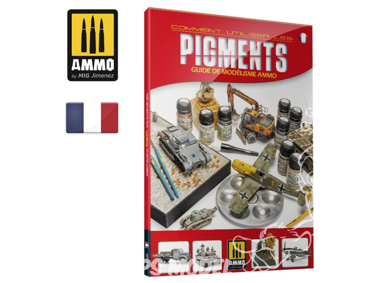 MIG Librairie 6295 Comment utiliser les pigments - Guide de modélisme Ammo en Français