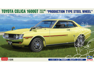 Hasegawa maquette voiture 20649 Toyota Celica 1600GT « Spécifications des roues d'origine » 1/24
