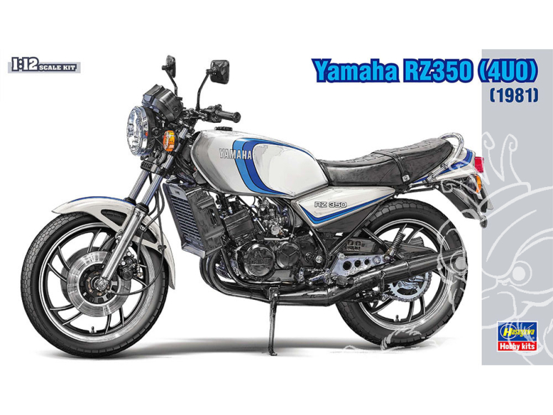 Hasegawa maquette moto 21515 Yamaha RZ350 (4U0) (1981) 1/12