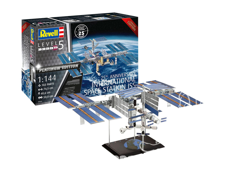 Revell maquette espace 05651 Platine « ISS » du 25e anniversaire 1/144