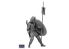 Master Box maquette figurines 32022 Série des guerres gréco-perses. Officier général de l&#039;infanterie lourde perse 1/32