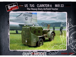 Thunder Model maquette militaire 32001 Remorqueur d'avions américain Clarktor 6 Mill-33 1/35