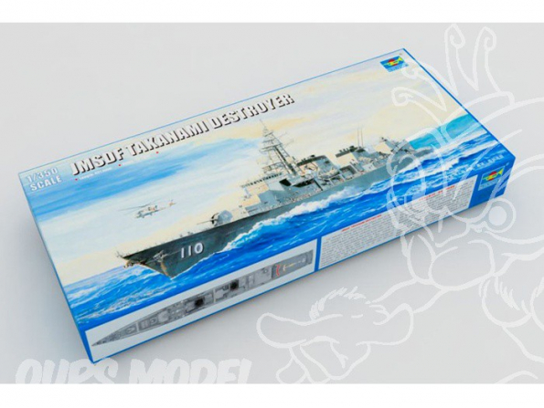 Trumpeter maquette bateau 04539 DESTROYER MARINE D’AUTO-DEFENSE JAPONAISE "TAKANAMI" 1/350