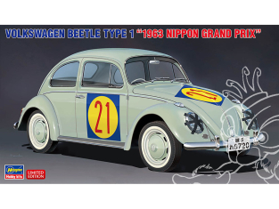 Hasegawa maquette voiture 20623 Volkswagen Coccinelle « Grand Prix du Japon 1963 » 1/24