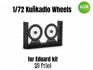 ASK Art Scale Kit accessoire A72002 Roues Kundkadlo Eduard 1/72
