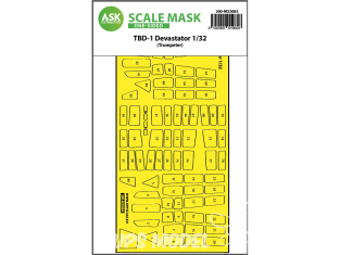 ASK Art Scale Kit Mask M32083 TBD-1 Devastator Trumpeter Recto 1/32