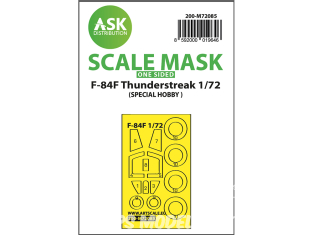 ASK Art Scale Kit Mask M72085 F-84F Thunderstreak Special Hobby Recto 1/72