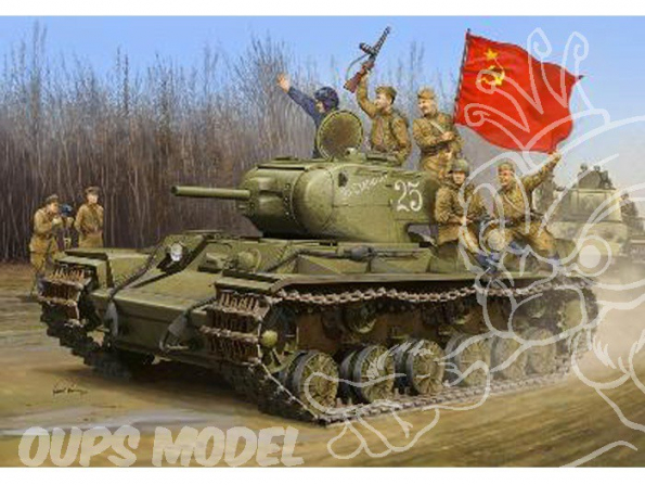 Trumpeter maquette militaire 01566 KV-1S CHAR LOURD SOVIETIQUE 1943 1/35