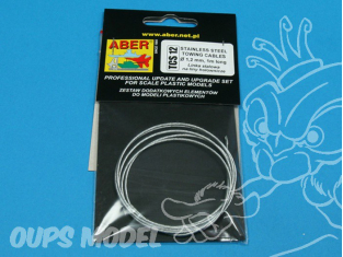 Aber tcs12 Cable Acier inoxydable de remorquage ø1.2mm, longueur 1m