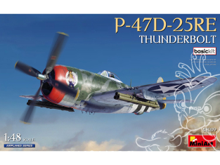 Mini Art maquette avion 48009 P-47D-25RE THUNDERBOLT BASIC KIT 1/35